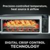 Ninja Foodi 6-in-1 Digital Air Fry Large Toaster Oven, Flip-Away Design, Model SP080