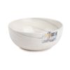(2 pack) Stoneware Bowl, Grey Marble Collection