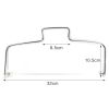 Adjustable Cake Dough Wire Slicer, Food Grade Stainless Steel Bread Cutter Leveler Cutting Pastry Trimmer Slicing Tool