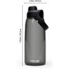 32oz Leakproof Flip-Top Water Bottle with Handle, BPA-Free Plastic Sports Bottle for Adults, Black