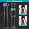 Electric Salt and Pepper Grinder Automatic Gravity Sensor Battery Powered Salt Mill LED Indicator Adjustable Coarseness One Hand Easy Operation