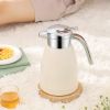 SOGA 2.2L Stainless Steel Insulated Vacuum Flask Coffee Water Jug Thermal White