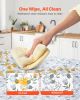 Classic Floral Drawer and Shelf Liner for Kitchen Cabinet Non-Adhesive 23 FT