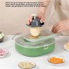 Oval-Shaped Vegetable Cutter - Ergonomic Kitchen Tool for Precise Slicing, Safe & Comfortable Grip, Durable Stainless Steel Blade - Perfect for Carrot