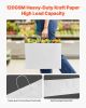 Kraft Paper Bag with Handles 100Pcs 16x6x12 in Party Shopping Retail Bag White