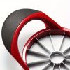 Apple Slicer Corer, Stainless Steel Upgrade 12 Sharp Apple Slicer Large, Ergonomic Plastic Handle Non-slip And Easy To Hold, Kitchen Fruit Divider Rus