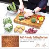 End Grain Cutting Board With Natural Waxes and Oils