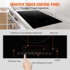 VEVOR Electric Cooktop, 2 Burners, 24'' Induction Stove Top, Built-in Magnetic Cooktop 1800W, 9 Heating Level Multifunctional Burner, LED Touch Screen