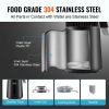 VEVOR Water Distiller, 4L 1.05 Gallon Pure Water Purifier Filter For Home Countertop, 750W Distilled Water Maker, Stainless Steel Interior Distiller W