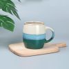 18 oz Large Pottery Coffee Mug, Round mouth Big Tea Cup for Office and Home, Dishwasher and Microwave Safe……