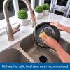 (3 pack) Nonstick Steel 9" x 9" Round Cake Pan, Dark Gray