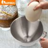 IAGREEA Stainless Steel Mixing Bowl With Handle, Lightweight And Drop Resistant, Suitable For Kitchen Aet Of 4.5QT/5QT Kitchenaid Stand Mixers Models