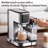 capsule + coffee powder + milk foam 3 in 1 coffee maker.  20Bar extraction French drip / mocha and other Italian espresso, 1 cup / 2 cups touch sensin