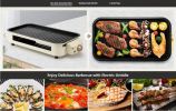 Smokeless Indoor Electric Grill with Removable Non-Stick Plate, 1500W Portable BBQ Griddle, Dishwasher Safe, Hot Pot Cooking, Kitchen Essential, Perfe