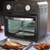 Plum Chef Air Fryer, 13QT Multifunctional Convection Toaster Oven Air Fryer Combo, 360° Hot Air Circulation for Healthy Oil-Free Cooking, Adjustable T