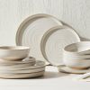 (2 pack) Collins Cream Stoneware Round Salad Plate