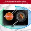 Double Induction Cooktop,  Portable Dual Countertop Burner with Sensor Touch, 4000W  Induction Cooktop 2 Burner, Electric Countertop Cooker with 9 Tem