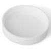 (2 pack) Pack of 8 BPA-Free Plastic Regular Mouth Canning Jar Lids, White
