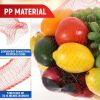 Vegetables Storage Mesh Bag for Fridge 200Pcs 13.7 IN Drawstring Mesh Bag Produce Bags Reusable Washable Onion Storage Tote Bag Farmers Market Bag Fru