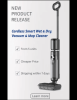 PSModel-P2Slim  Floor Cleaner Retains 99.92% of Pollutants Dual-Use Vacuum and Mop 170W/12000pa 2in1 Handheld Vacuum Battery Life 40 Minutes Voice Pro