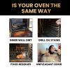 Oven foam cleaner for oven grills decontamination deodorant deodorant odor remover