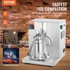 VEVOR Milkshake Maker Machine, 120W Commercial Milk Tea Shaker Machine, Single Head Milk Shake Mixer Machine, 0-180s Adjustable Milkshake Blender, wit