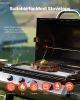 32x14 in Flat Top Griddle Carbon Steel Universal BBQ Grill Pan Cookware