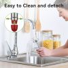 TENKER 5-in-1 Hand Immersion Blender, 1000W 12 Speed Handheld Blender, Copper Motor Stainless Steel Blade Stick Blender,600ml Mixing Beaker,500ml Food