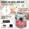 Moonshine Still Water Alcohol Distiller 3Gal w/ Water Pump Stainless Steel