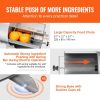 VEVOR Electric Vegetable Slicer, 0-0.5"/0-12mm Thickness Adjustable Commercial Slicer Machine, Convertible to Manual, Stainless Steel Food Cutter Slic