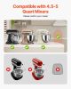 VEVOR Mixer Slider Oval 14.5 x 9.4-inch for Tilt Head 4.5-5 Qt Stand Mixer