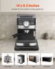 VEVOR Appliance Slider 14 x 9.5 in Sliding Tray for Coffee Maker Black