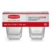 4 Pack 0.5 Cup, Set of 4, Plastic Food Storage Containers