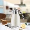 SOGA 2.2L Stainless Steel Insulated Vacuum Flask Coffee Water Jug Thermal White
