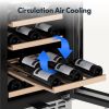24in Wine Refrigerator Cooler-51 Bottle Capacity