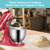 IAGREEA Baking Stainless Steel Dough Hook Attachment for KitchenAid 4.5-5 Quart Tilt-Head Stand Mixer, Polished Metal Kneading Hook Accessories for Ba