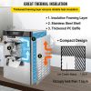 VEVOR Commercial Ice Cream Machine 1400W 20/5.3 Gph Hard Serve Ice Cream Maker with LED Display Screen Auto Shut-Off Timer One Flavors Perfect for Res