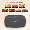 VEWIOR Air Fryer, 5.3Qt Airfryer with Viewing Window, 7 Custom Presets Large Air Fryer Oven with Smart Digital Touchscreen,Non-stick and Dishwasher-Sa