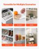 Classic Clear Drawer and Shelf Liner for Kitchen Cabinet Non-Adhesive 23 FT