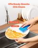 VEVOR Sponges, 12 Pcs Durable Natural Kitchen Sponges with Cellulose & Scrub Pad, Easy-to-Rinse Cleaning Sponges with Honeycomb Structure & Quick Wate