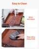 Serving Tray 17x12.2 Inch Acacia Food Serving Table Laptop Desk with Handles