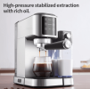 capsule + coffee powder + milk foam 3 in 1 coffee maker.  20Bar extraction French drip / mocha and other Italian espresso, 1 cup / 2 cups touch sensin