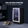 VEVOR Wine Cooler, 96 Cans Capacity Under Counter Built-in or Freestanding Wine Refrigerator, Beverage Cooler with Blue LED Light, Single Door, Child