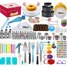 Cake Decorating Supplies,Cake Decorating Kit 3 Packs Springform Cake Pans, Cake Rotating Turntable, 54 Piping Icing Tips, 4 Russian Nozzles Cake Decorating Supplies,Cake Decorating Kit 3 Packs Springform Cake Pans, Cake Rotating Turntable, 54 Piping Icing Tips, 4 Russian Nozzles