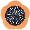 Flower Shaped Kitchen Sink Strainer Floor Drainer Bathtub Cover Drain Tub Stopper Strainers for Floor Laundry Bathroom 4.5inch Diameter