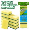 10/20pcs Multi-purpose Cleaning Sponge, Dishwashing Sponge, Kitchen Cleaning Sponge, Household Cleaning Tools, Scouring Pad, Industrial And Commercial