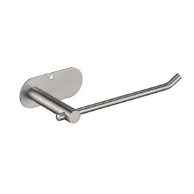 Paper Towel Holder - Self-Adhesive or Drilling, stainless steel wall-mounted paper towel holder for kitchen, bathroom (Color: as pic)