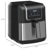 W2225141034  6.9qt Air fryer 85% less oil or low fat cooking 1700W electric oven 400F split oil filter 360° air circulation timing and non-stick pan,