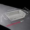 "Premium Stainless Steel Sink Caddy - Adjustable Cutlery & Plate Drying Rack with Quick Drain Holes"