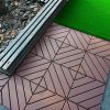 11.81"x11.81"x0.79"Grey & Brown Colors - Stylish Interlocking Flooring
